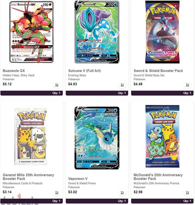 Pokemon TCG Sealed Cards Collection 12