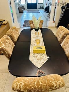 dining table with chair