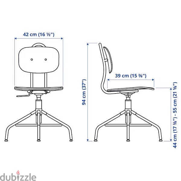 Ikea KULLABERG chair and ARKELSTORP desk 4