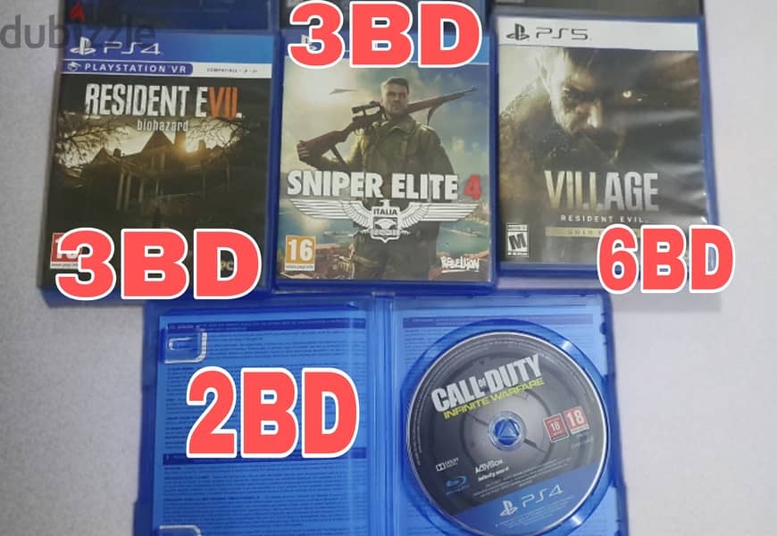 ps4+ps5 used game العاب 0