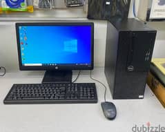 Dell Computer Set Core i7 7th Gen 19"LED Monitor 256GB M. 2 SSD 8GB RA 0