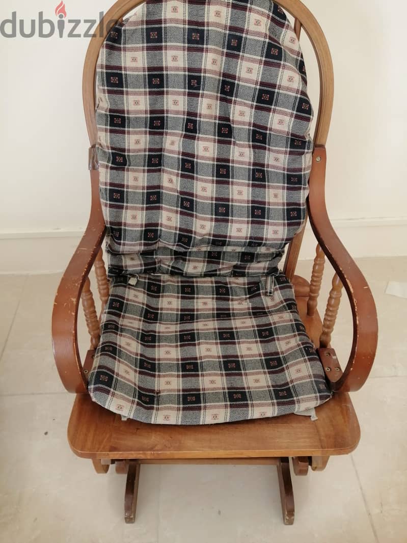 Rocking Chair with Leg Rest 0