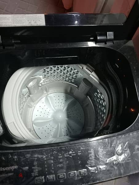 Hisense washing toplad 8kg 2