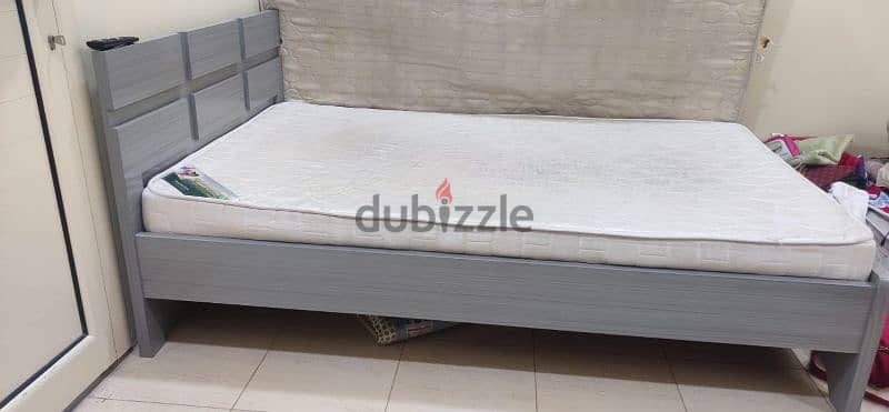 bed with mattress 2