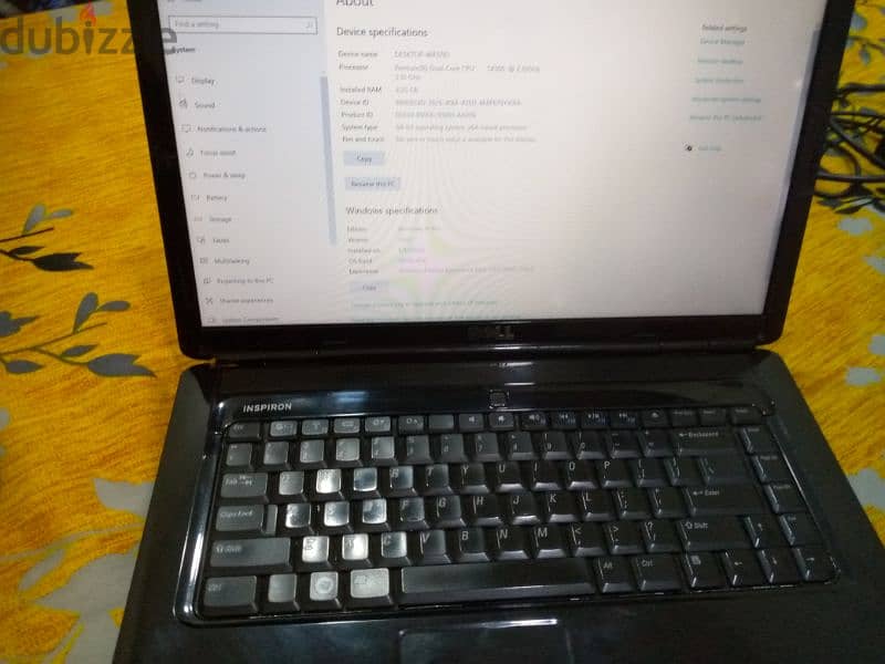 Dell Inspiron 1545 for sale 4 GB ram and 128 Gb SSD 9