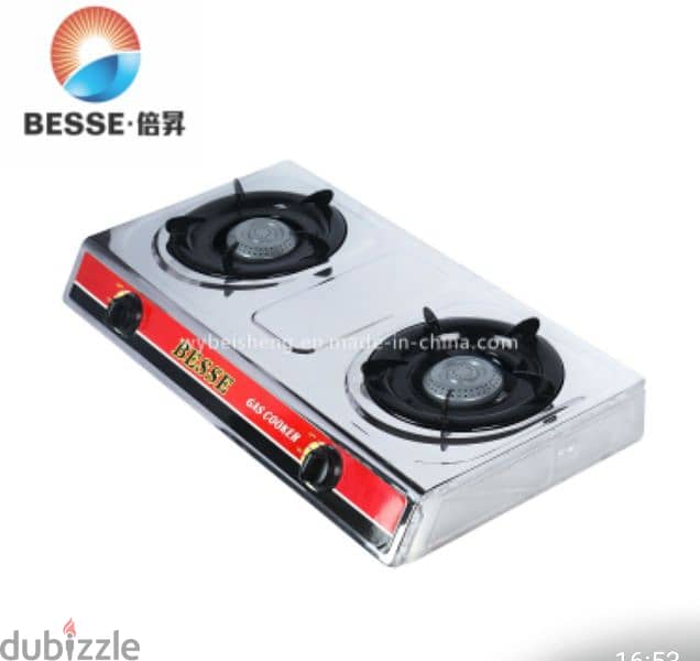 Double Burner Gas Stove auto ignition 1