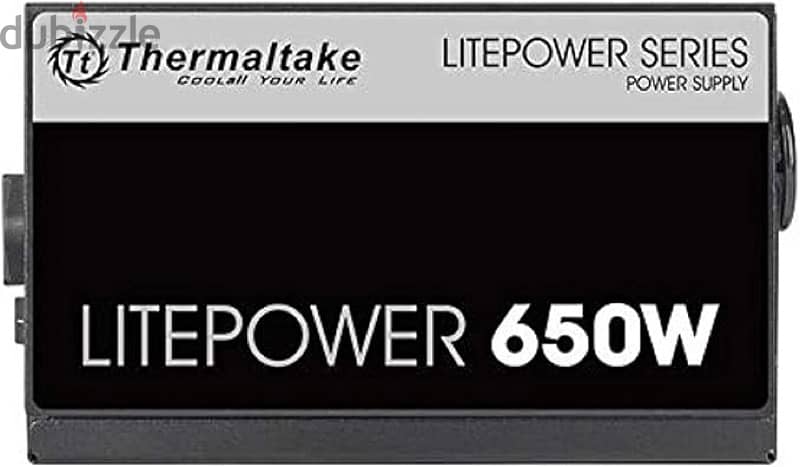 Thermaltake Litepower 650W Power Supply, Non Modular, 80PLUS - Black 2