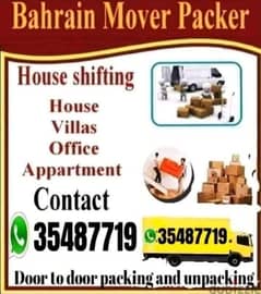 Bahrain movers and Packers House office store shop villa Shifting