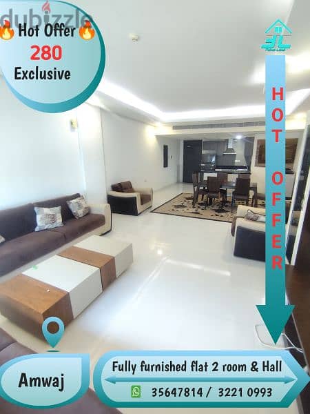 Luxury Furnished flat  2 rooms  @ Amwaj  280 bd Exclusive 35647813 1