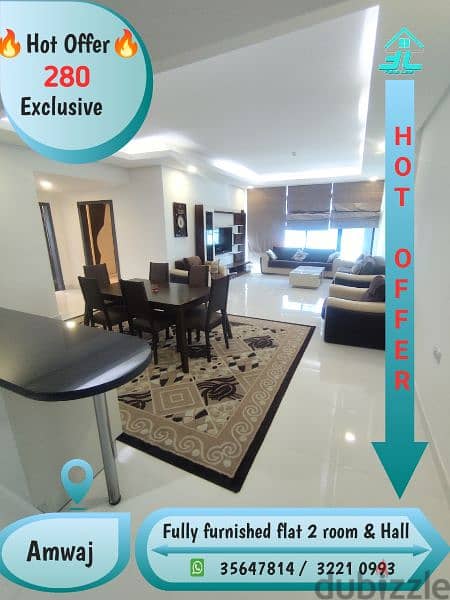 Luxury Furnished flat  2 rooms  @ Amwaj  280 bd Exclusive 35647813 2