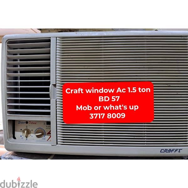 Toshiba window Ac 1.5 ton and other splitunit for sale with delivery 1