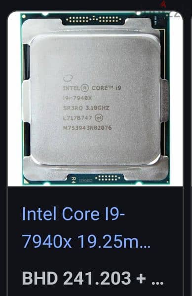 Cpu i9+motherboard combo 2