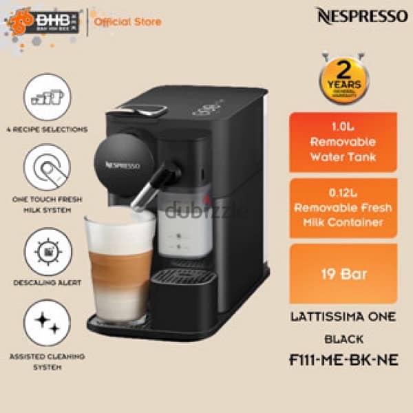 New Nespresso Coffee Machine Latinism One for sale (in original Box) 3