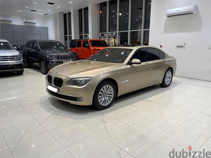 BMW 730i 2010 BEIGE 1