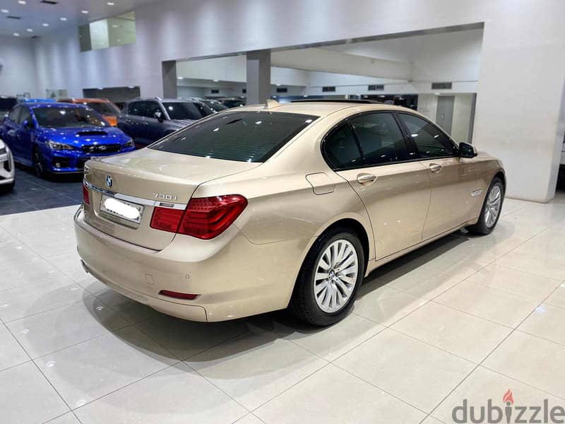 BMW 730i 2010 BEIGE 5