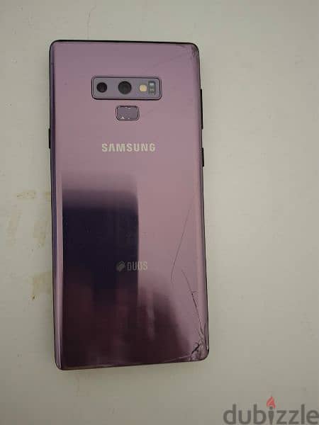 note 9 broken back and screen working fine 1