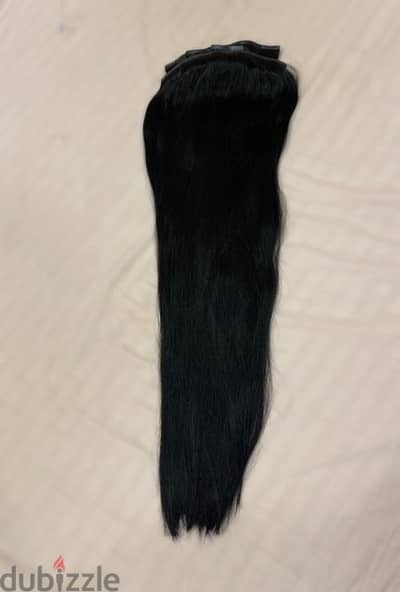 Human hair extensions 26” 300g jet black