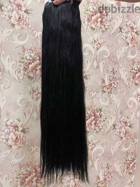 Human hair extensions 26” 300g jet black 3