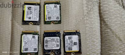 SSD 3- 256gb and 2- 512gb