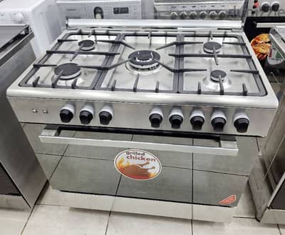 MIDEA 5 Burner 60x90 Heavy Duty (USED) Good Working Condition