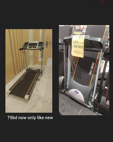 treadmill like new 75bd 120kg 0