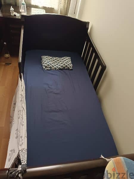 solid wood kids bed 1