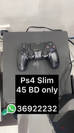 Ps4 PlayStation 4 Slim بلايستيشن سوني ٤ سليم