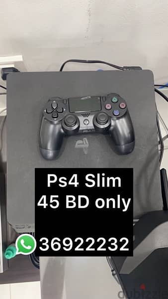 Ps4 PlayStation 4 Slim بلايستيشن سوني ٤ سليم 0