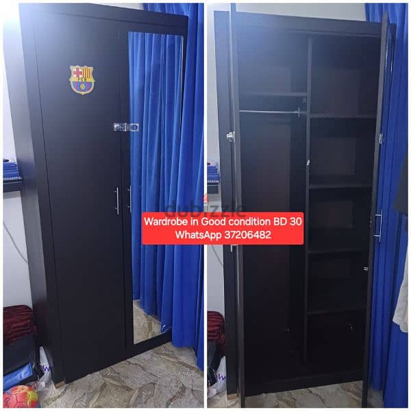 4 Door wardrobe and other items for sale with Delivery 4