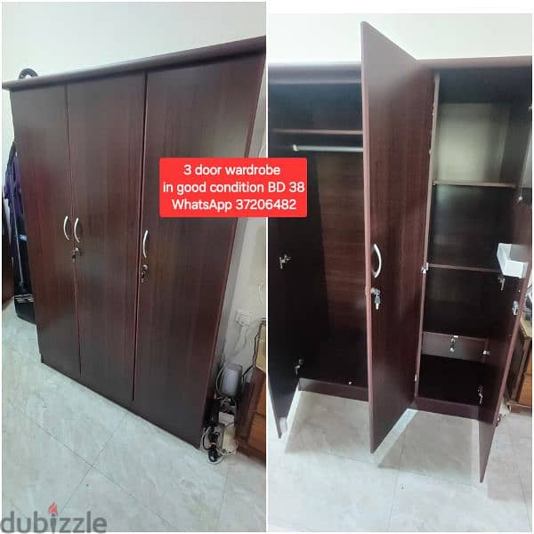 4 Door wardrobe and other items for sale with Delivery 13