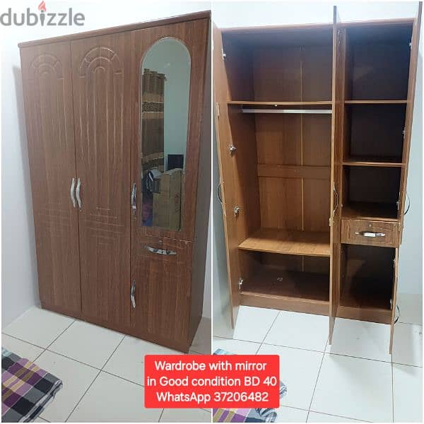 4 Door wardrobe and other items for sale with Delivery 18