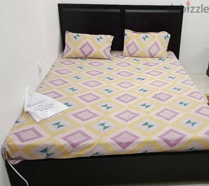 40 BD Queen size bed without mattress 0