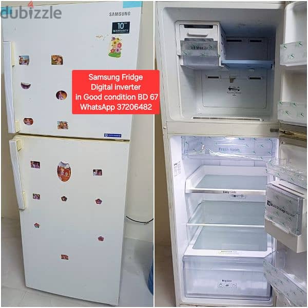 Lg Fridge and other items for 7