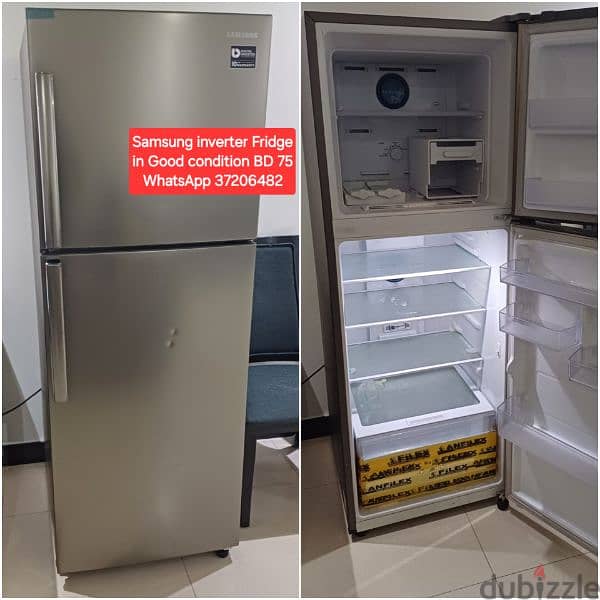 Lg Fridge and other items for 9