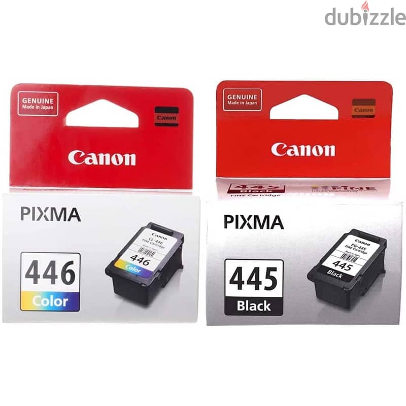 Canon Genuin Ink cartridges 445 and 446 3