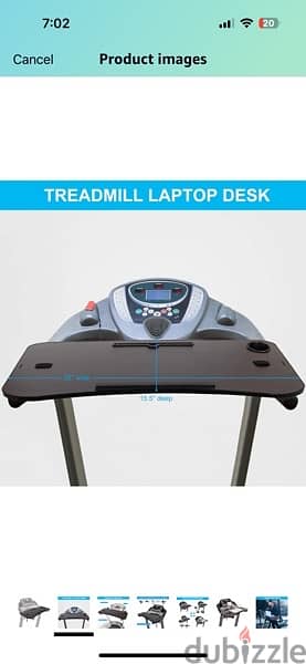 Treadmill Laptop Desk 1