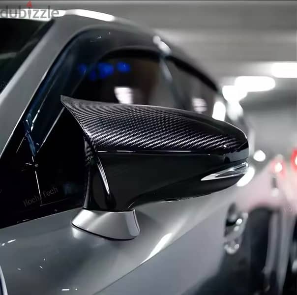 Lexus IS 2013 - 2019 Carbon Fiber Mirror Cover 0