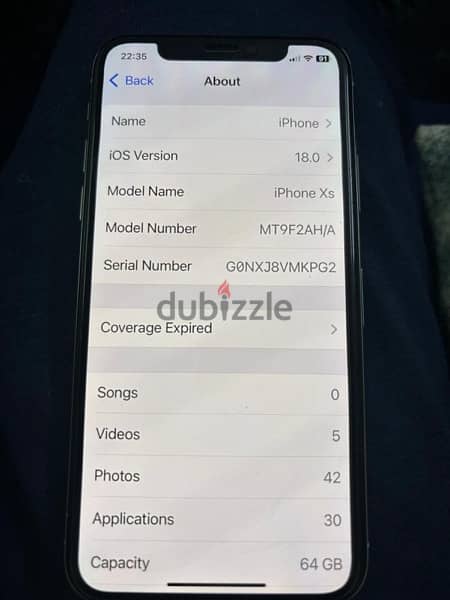 Iphone xs 64 gb (clean 100% ) 3