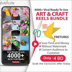 4000+ Art & Craft Viral Reels Bundle 0