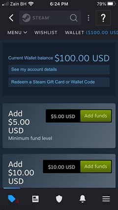 steam account +100USD