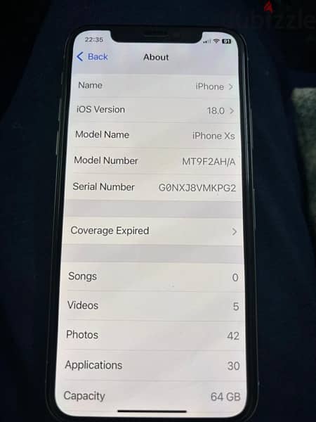 Iphone xs 64 gb clean 100% 3