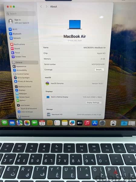 Used MacBook Air 13inch M3 256GB 3