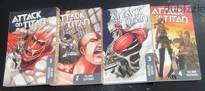 Attack On Titan Volumes 1-4 Set 0