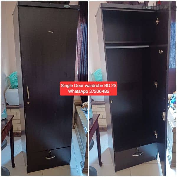 Single Door wardrobe and other items for sale with Delivery 0