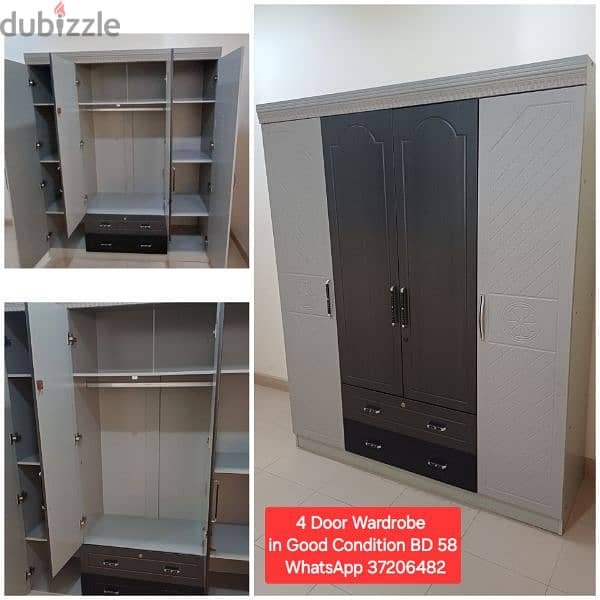 Single Door wardrobe and other items for sale with Delivery 1