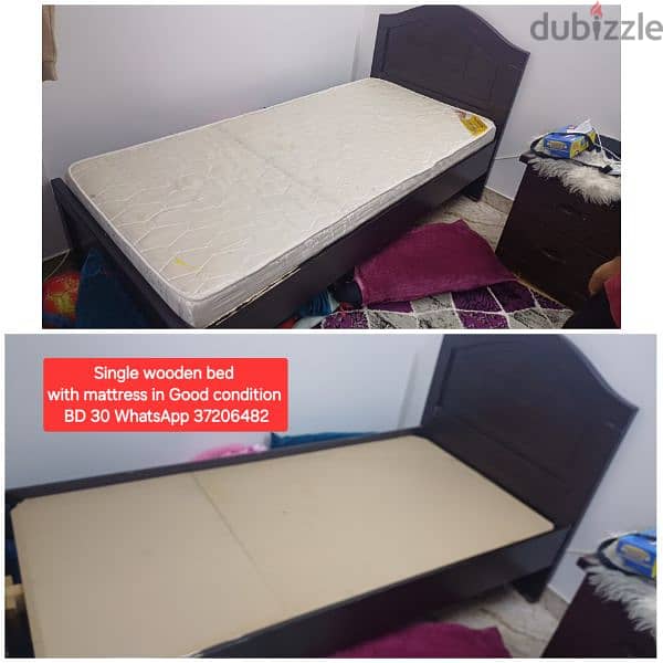 Single Door wardrobe and other items for sale with Delivery 3