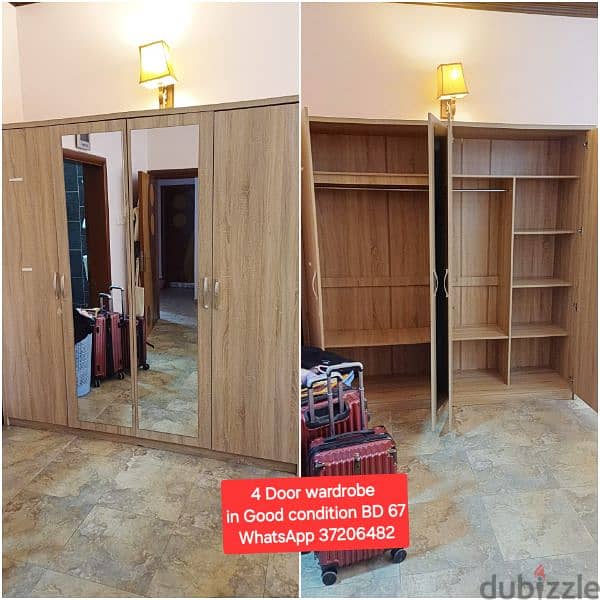 Single Door wardrobe and other items for sale with Delivery 5