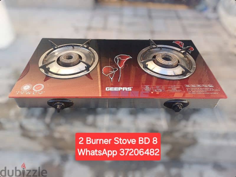 Midea 4 burner cooking range and other items for sale with Delivery 1