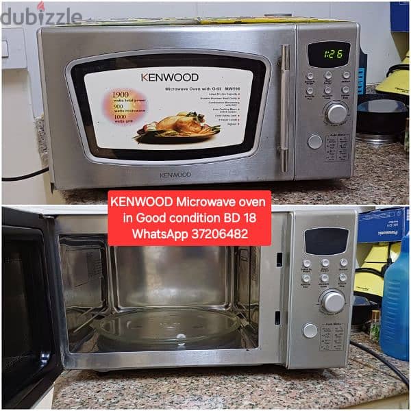 Midea 4 burner cooking range and other items for sale with Delivery 12