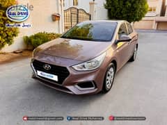 HYUNDAI ACCENT Year-2019 4 Cylinder Colour-Brown Odo meter-79,000km 0